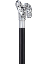 Derby Premium Chrome Brass Cane - Custom Shaft & Collar Plated Handle Walking Canes - Tophatter Daily Deals