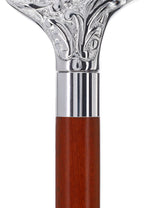 Derby Premium Chrome Brass Cane - Custom Shaft & Collar Plated Handle Walking Canes - Tophatter Daily Deals
