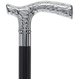 Premium Chrome Brass Flask Cane: Fritz & Wood Shaft Hidden Flask Flask Canes - Tophatter Daily Deals