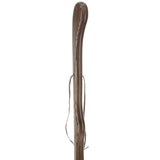 Black Ash Riverbend Hiking Staff: Durable & Natural Design Natural Wood Hiking Staffs - Tophatter Daily Deals