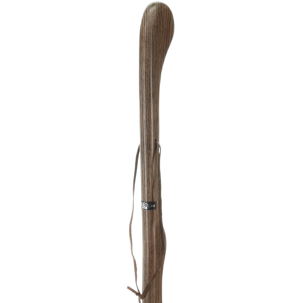 Black Ash Riverbend Hiking Staff: Durable & Natural Design Natural Wood Hiking Staffs - Tophatter Daily Deals