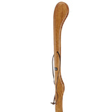 Brown Ash Riverbend Hiking Staff: Durable & Natural Design Natural Wood Hiking Staffs - Tophatter Daily Deals