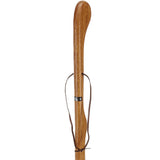 Brown Ash Riverbend Hiking Staff: Durable & Natural Design Natural Wood Hiking Staffs - Tophatter Daily Deals