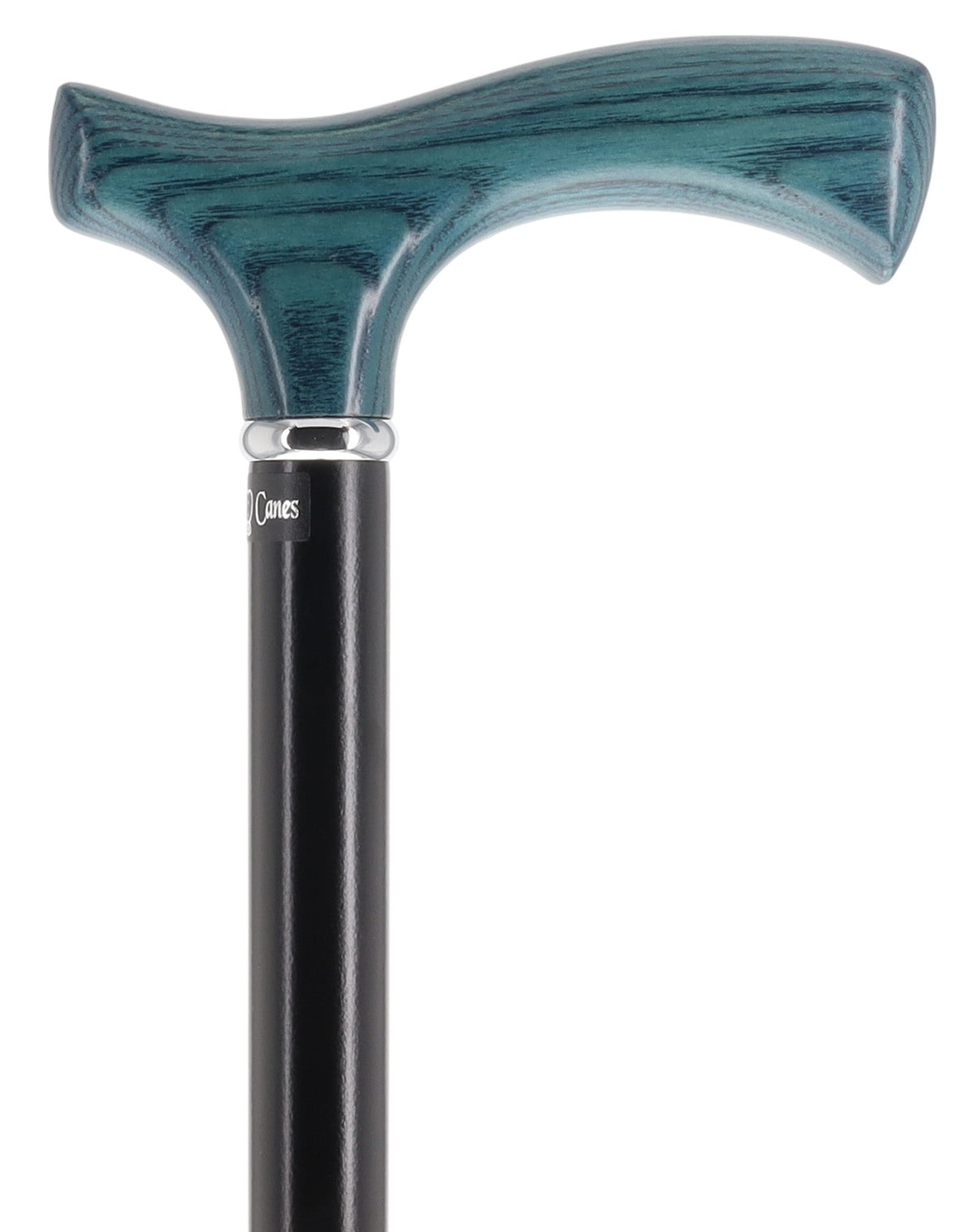 Stylish Blue Denim Fritz Cane, Sleek Black Beechwood Shaft Fritz Handle Walking Canes - Tophatter Daily Deals