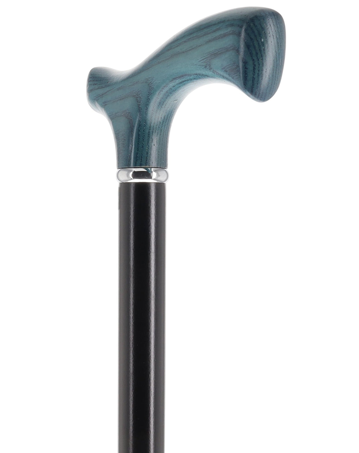 Stylish Blue Denim Fritz Cane, Sleek Black Beechwood Shaft Fritz Handle Walking Canes - Tophatter Daily Deals