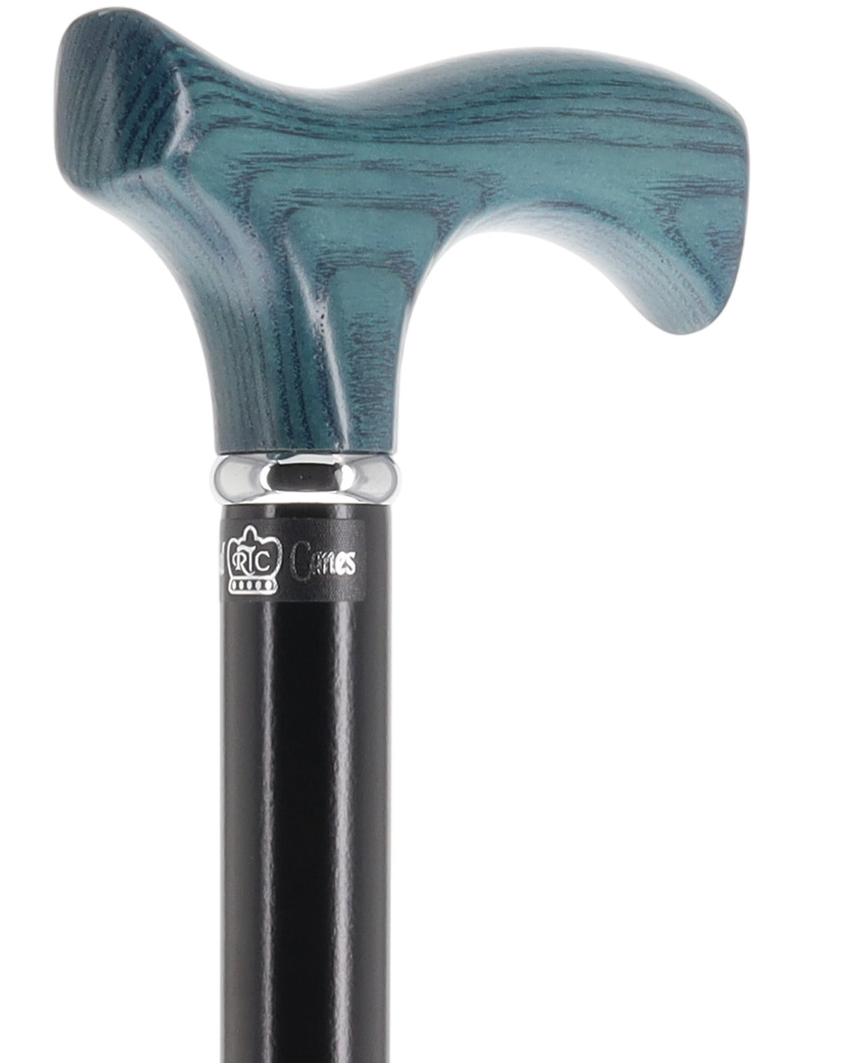 Stylish Blue Denim Fritz Cane, Sleek Black Beechwood Shaft Fritz Handle Walking Canes - Tophatter Daily Deals