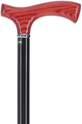Fritz Comfort Handle Standard Size Simple Collar (Mahogany, Black) Fritz Handle Walking Canes - Tophatter Daily Deals