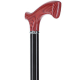 Genuine Mahogany Ash Fritz Cane - Extra Stability w/ SafeTbase Safetbase Canes - Tophatter Daily Deals