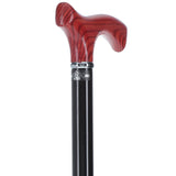 Fritz Comfort Handle Standard Size Simple Collar (Mahogany, Black) Fritz Handle Walking Canes - Tophatter Daily Deals