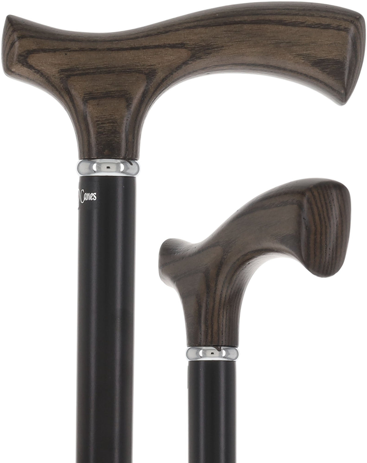 Black Ash Comfort Fritz Cane: Sleek Beechwood Shaft Fritz Handle Walking Canes - Tophatter Daily Deals