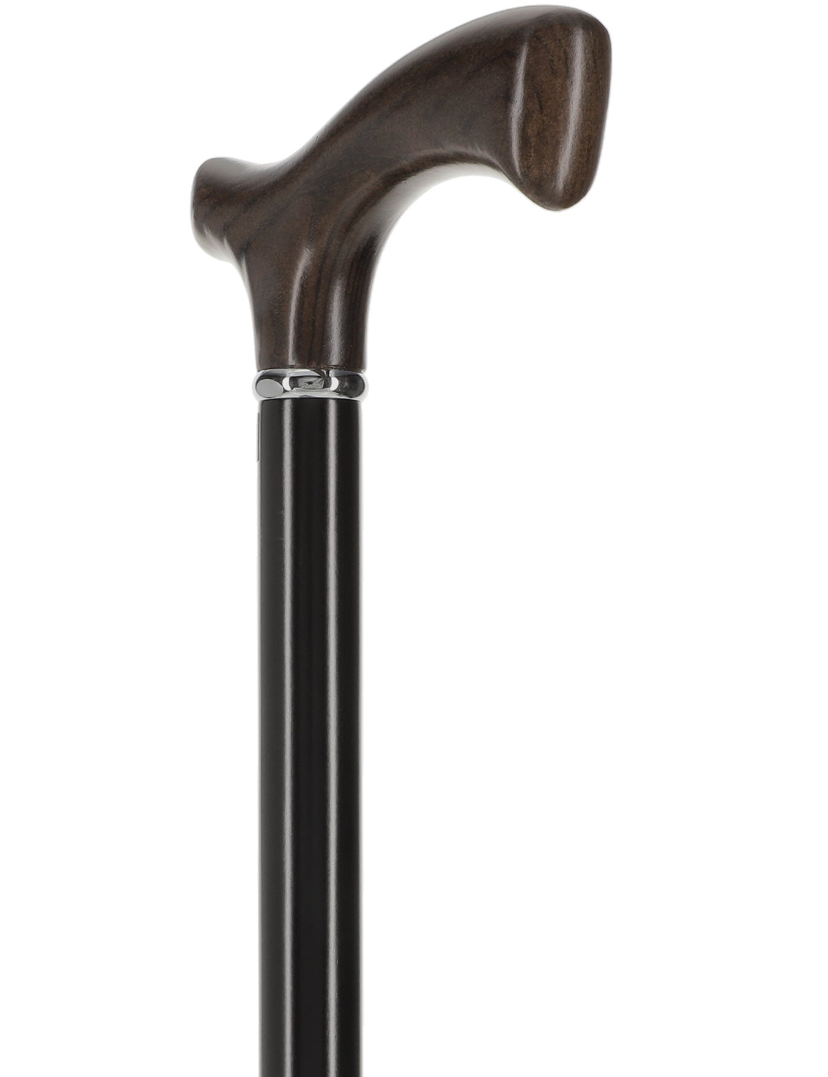 Black Ash Comfort Fritz Cane: Sleek Beechwood Shaft Fritz Handle Walking Canes - Tophatter Daily Deals