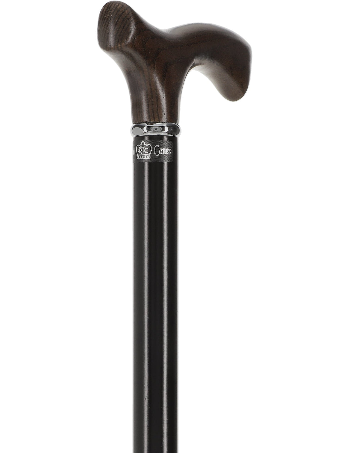Black Ash Comfort Fritz Cane: Sleek Beechwood Shaft Fritz Handle Walking Canes - Tophatter Daily Deals