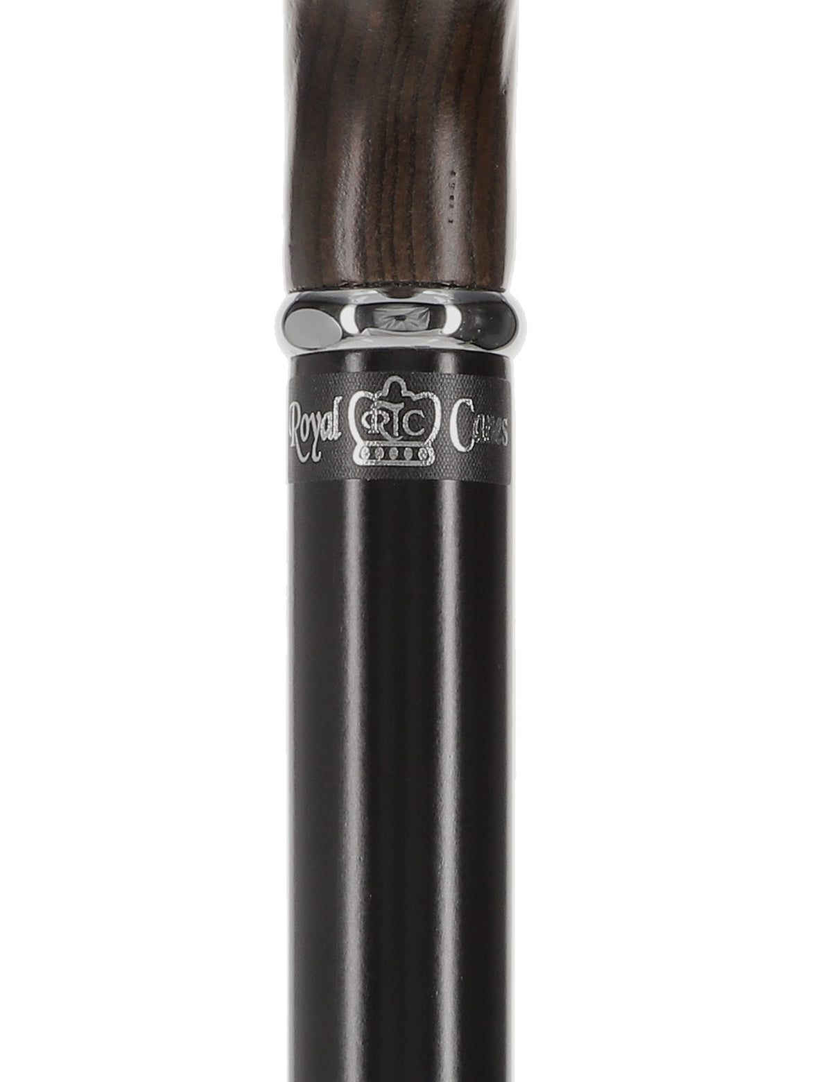 Black Ash Comfort Fritz Cane: Sleek Beechwood Shaft Fritz Handle Walking Canes - Tophatter Daily Deals