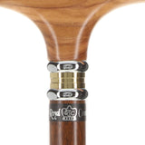 Genuine Olivewood Fritz Handle Walking Cane: Ovangkol Shaft Fritz Handle Walking Canes - Tophatter Daily Deals