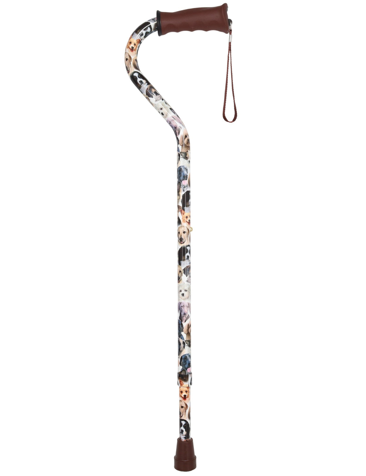 Dog Lovers: Supportive Quad Base Cane - Comfort Grip Dog Walking Canes - Tophatter Daily Deals