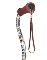 Cat Lovers: Supportive Designer Quad Base Cane - Comfort Grip Cat Walking Canes - Tophatter Daily Deals