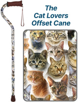 Cat Lovers: Designer Cane: Adjustable, Comfort Grip No Cat Walking Canes - Tophatter Daily Deals
