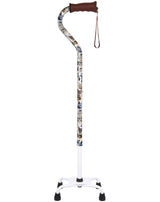 Cat Lovers: Supportive Designer Quad Base Cane - Comfort Grip Cat Walking Canes - Tophatter Daily Deals