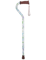 Heavenly Gardens: Comfort Grip Adjustable Offset Walking Cane Adjustable Walking Canes - Tophatter Daily Deals