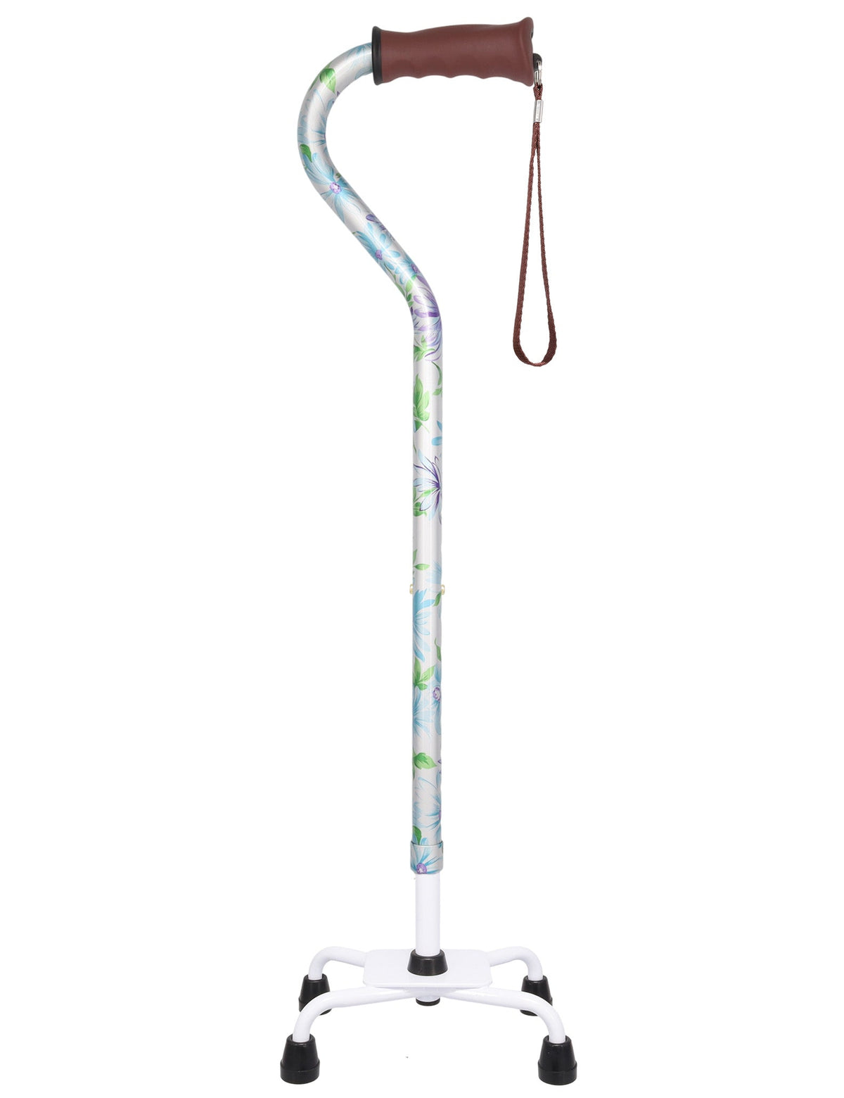 Heavenly Gardens: Supportive Quad Base Cane - Comfort Grip Quad Base Canes - Tophatter Daily Deals