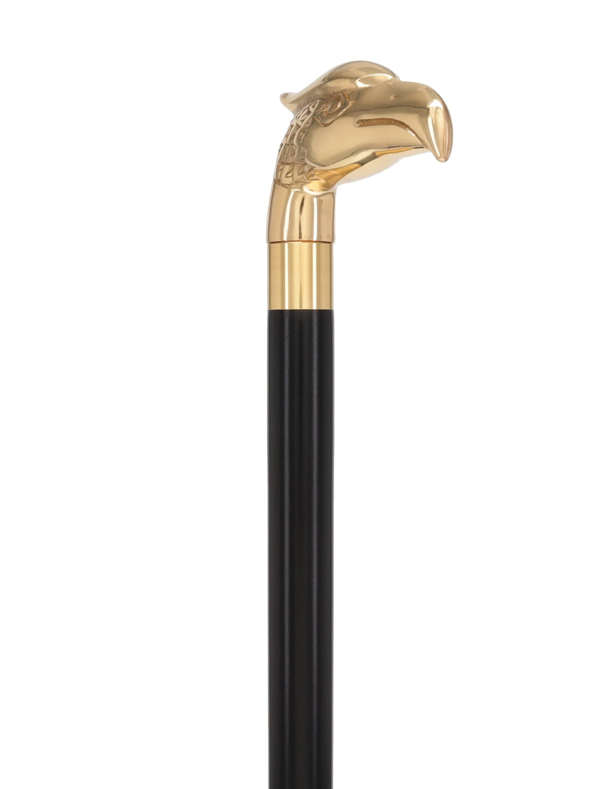 Brass Eagle Handle Walking Cane w/ Custom Shaft and Collar Bird Walking Canes - Tophatter Daily Deals