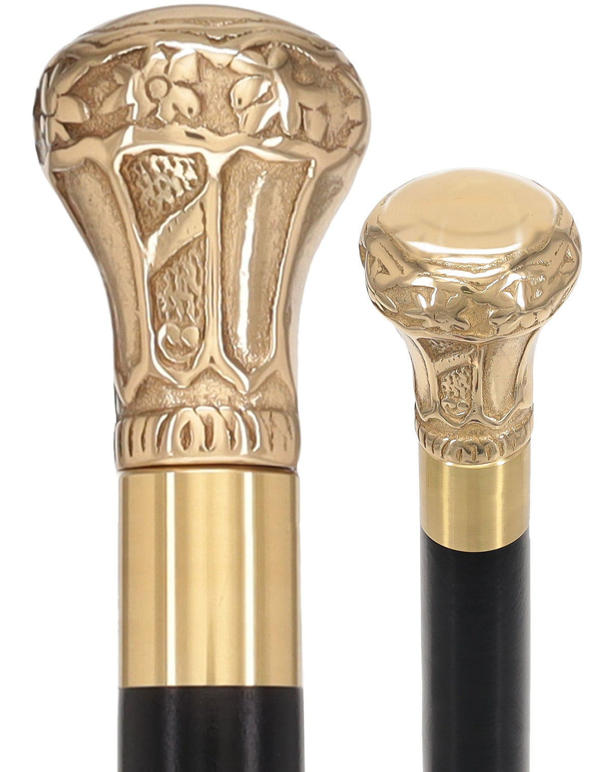 Bat Masterson Premium Brass Knob Cane: Legendary Replica Brass Walking Canes - Tophatter Daily Deals