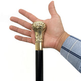 Bat Masterson Premium Brass Knob Cane: Legendary Replica Brass Walking Canes - Tophatter Daily Deals