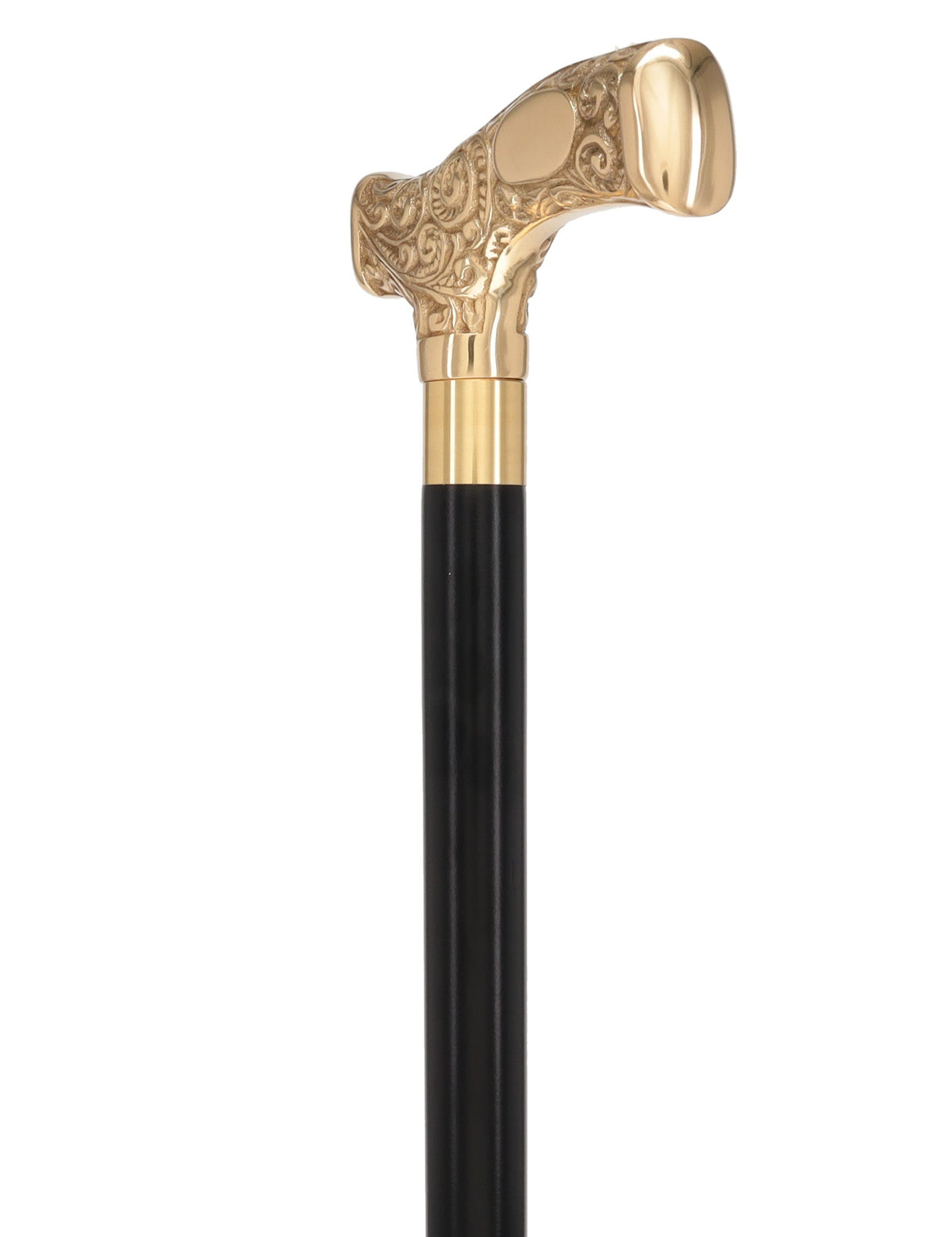 Make It Yours: Premium Brass Cane w/ Personalized Engraving Walking Cane Engraving - Tophatter Daily Deals