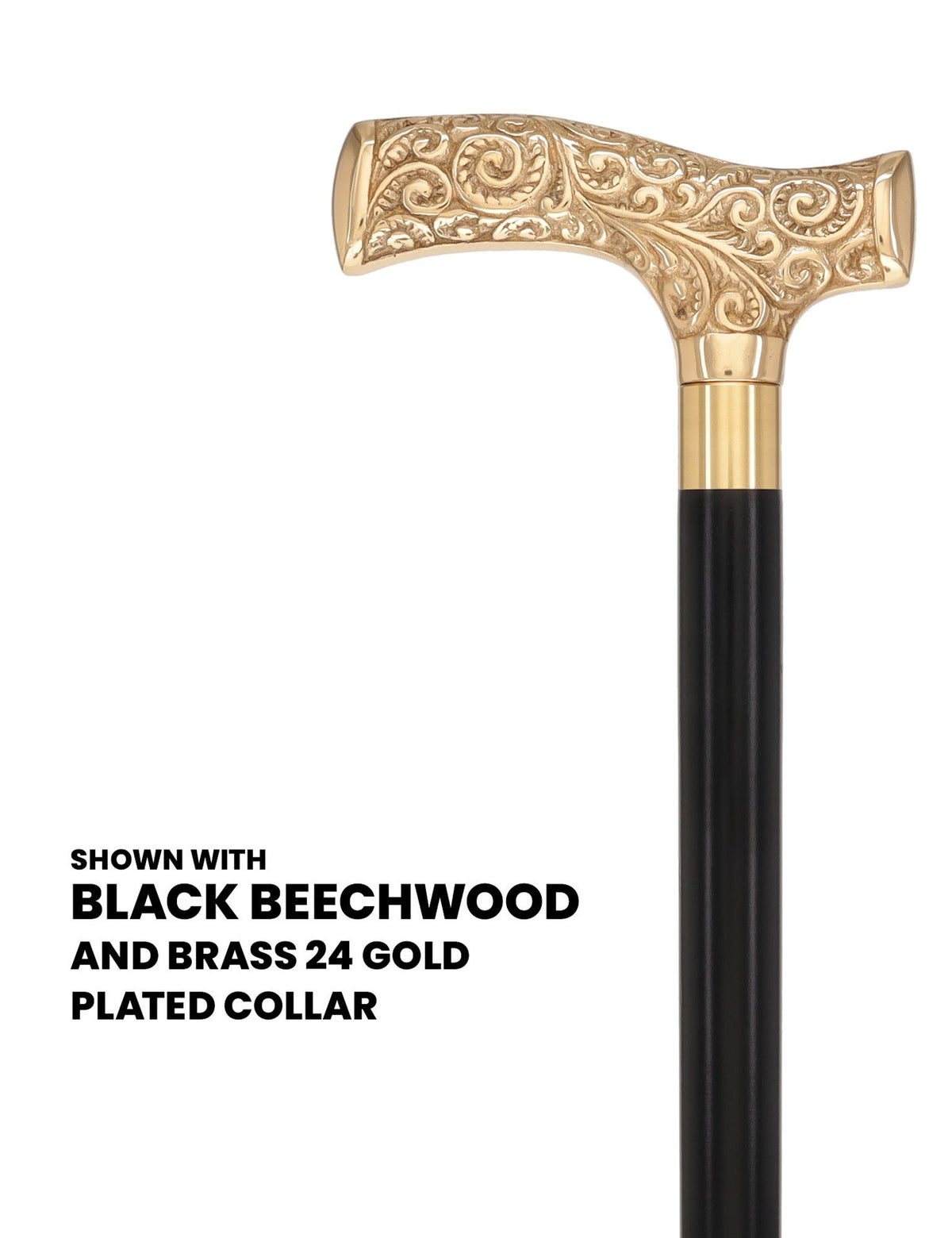 Make It Yours: Premium Brass Cane w/ Personalized Engraving Walking Cane Engraving - Tophatter Daily Deals