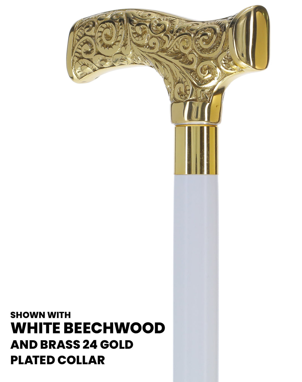 Make It Yours: Premium Brass Cane w/ Personalized Engraving Walking Cane Engraving - Tophatter Daily Deals