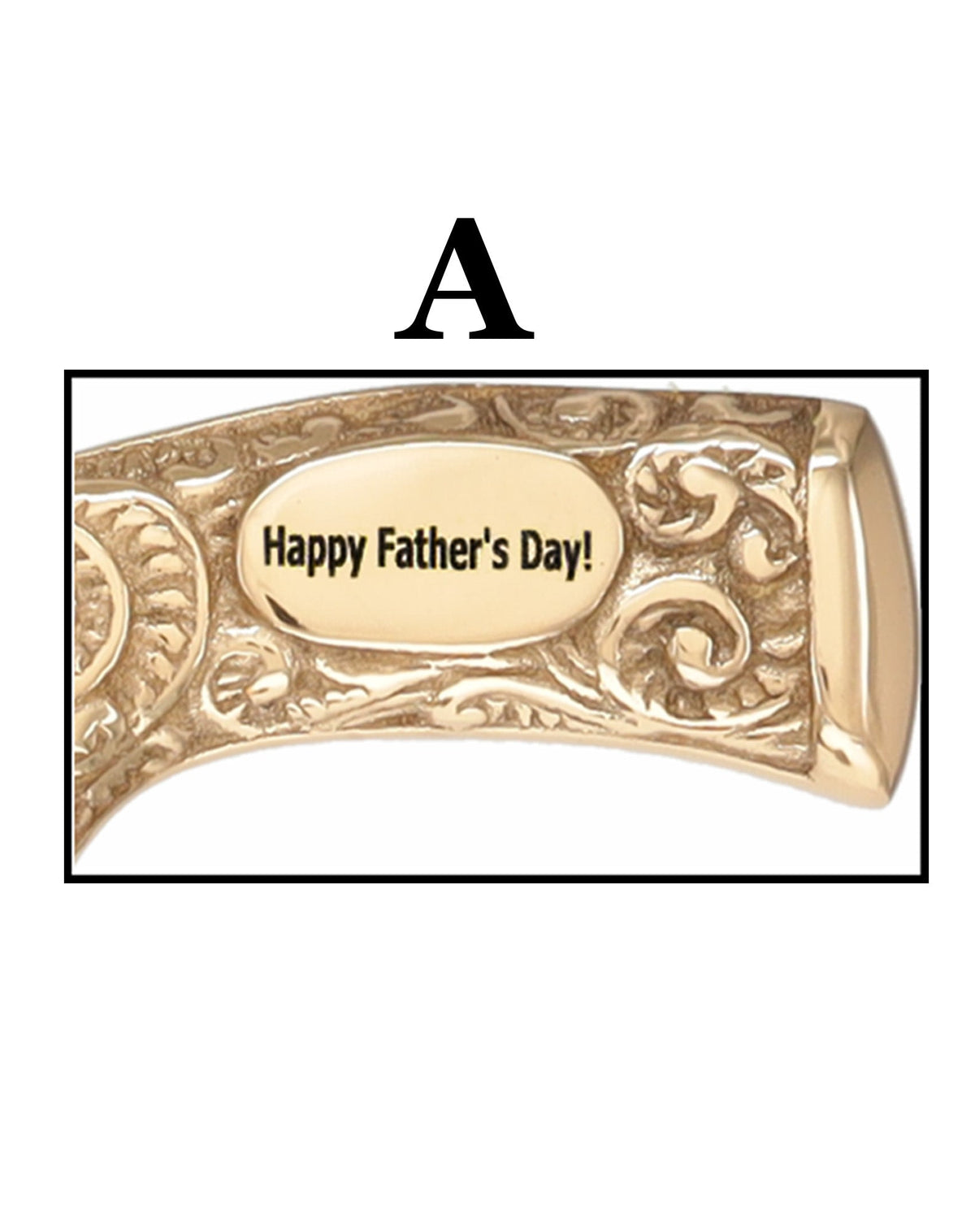 Father's Day Engraved Premium Brass Fritz Handle Walking Cane Walking Cane Engraving - Tophatter Daily Deals
