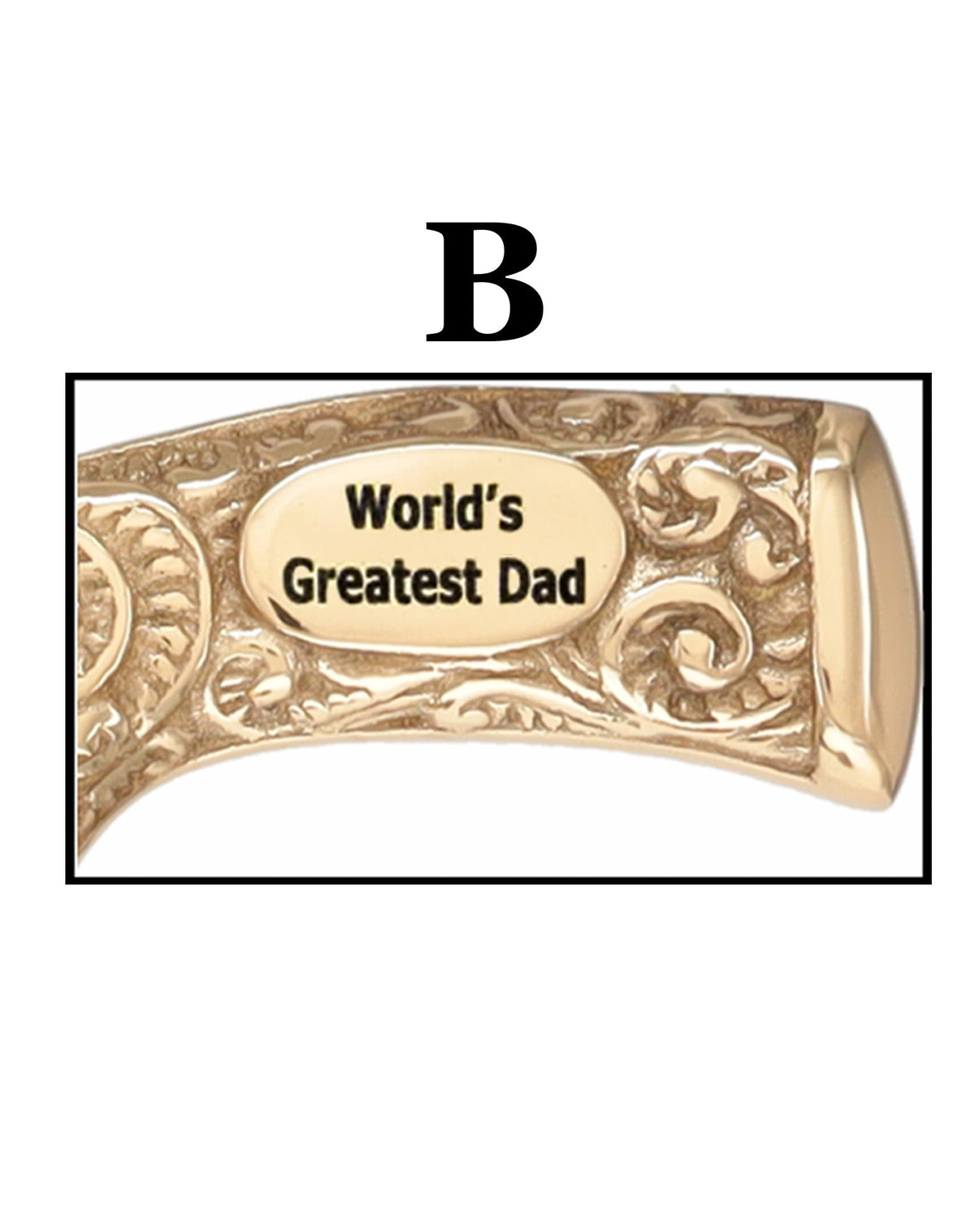 Father's Day Engraved Premium Brass Fritz Handle Walking Cane Walking Cane Engraving - Tophatter Daily Deals