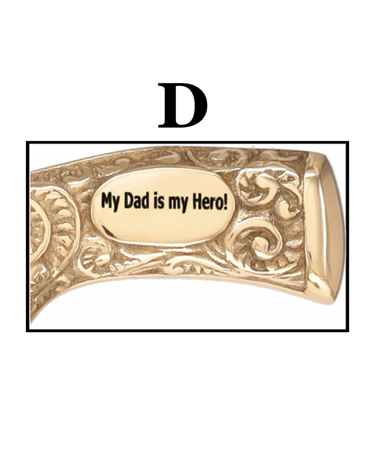 Father's Day Engraved Premium Brass Fritz Handle Walking Cane Walking Cane Engraving - Tophatter Daily Deals