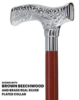 Make It Yours: Premium Chrome Cane w/ Personalized Engraving Walking Cane Engraving - Tophatter Daily Deals