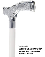 Make It Yours: Premium Chrome Cane w/ Personalized Engraving Walking Cane Engraving - Tophatter Daily Deals