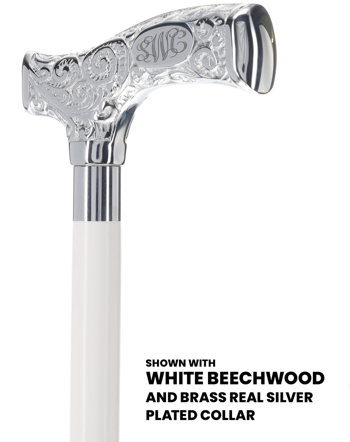 Make It Yours: Premium Chrome Cane w/ Personalized Engraving Walking Cane Engraving - Tophatter Daily Deals