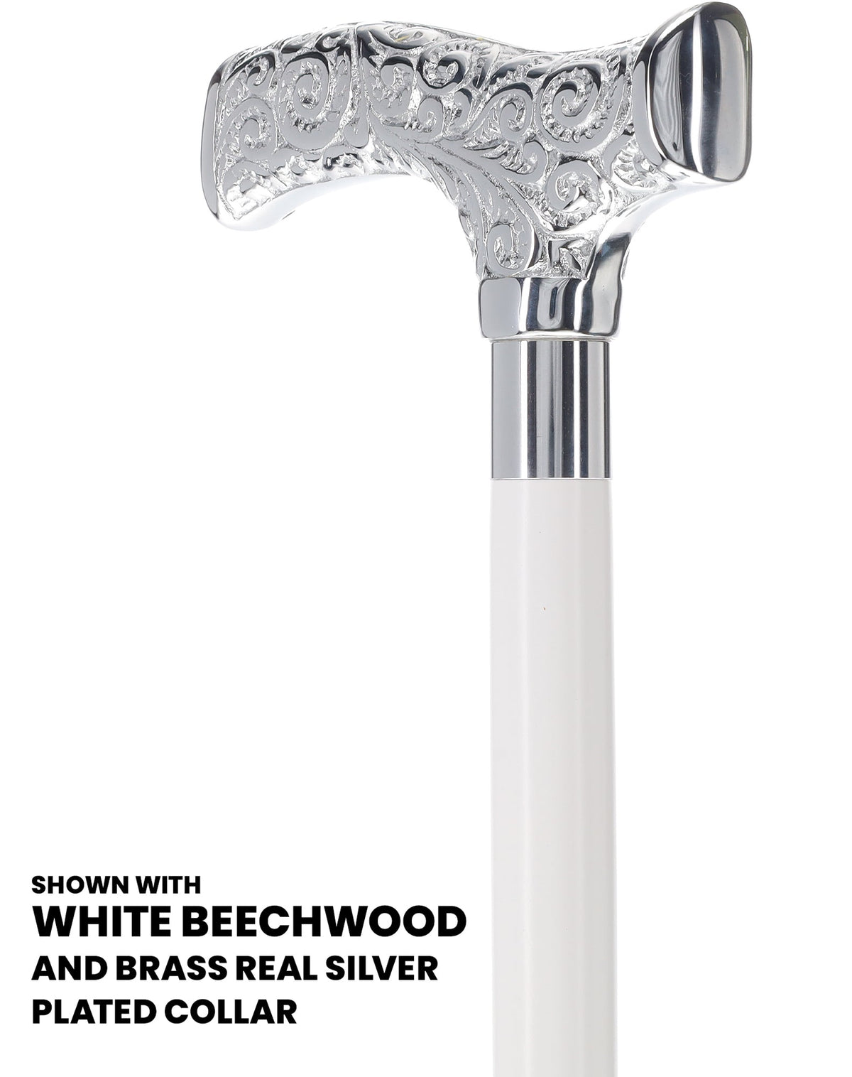Make It Yours: Premium Chrome Cane w/ Personalized Engraving Walking Cane Engraving - Tophatter Daily Deals