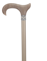 Exquisite Rhinestone Pearlz Adjustable Orthopedic Derby Cane Pearl Swirl Lucite Designer Walking Canes - Tophatter Daily Deals