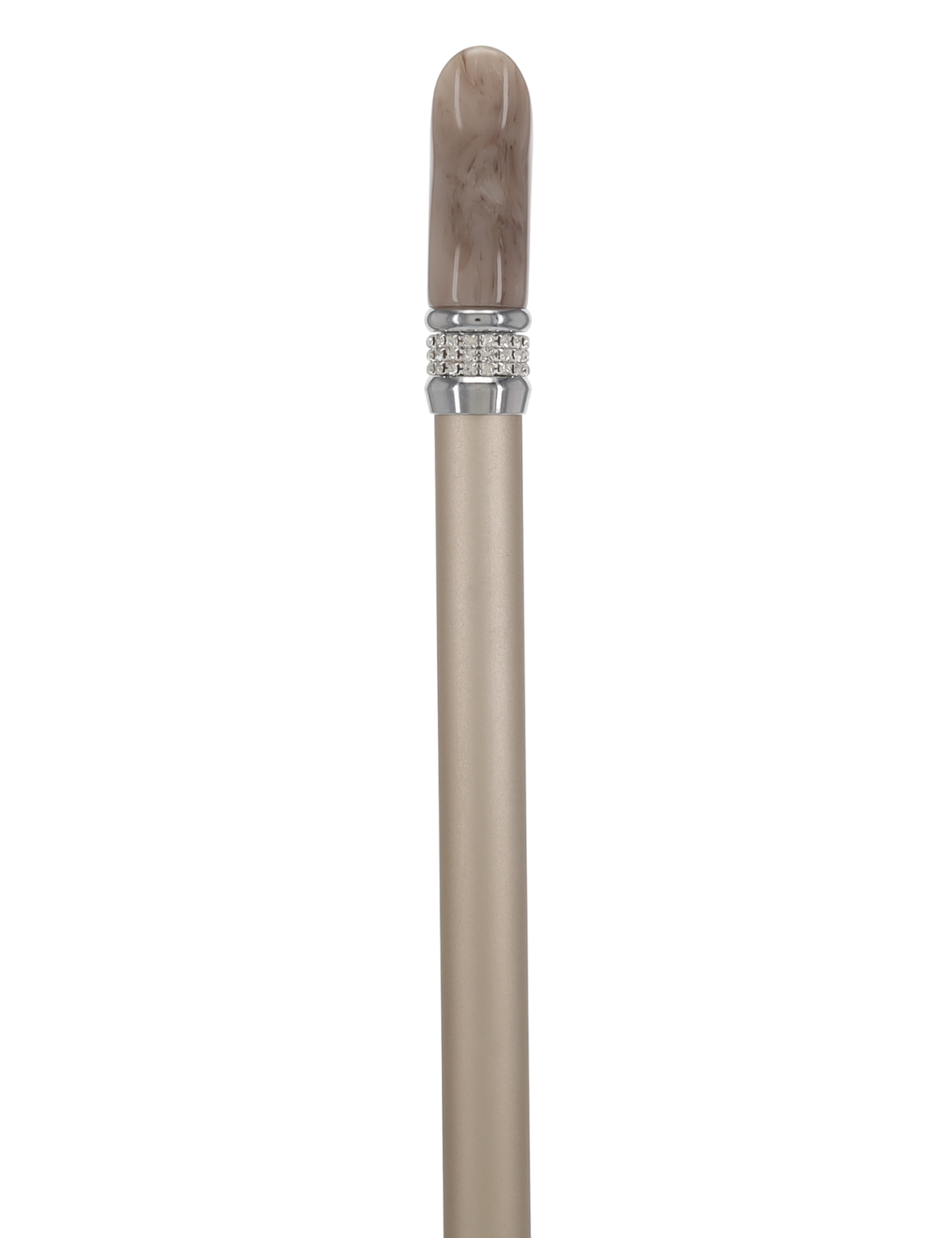 Exquisite Rhinestone Pearlz Adjustable Orthopedic Derby Cane Pearl Swirl Lucite Designer Walking Canes - Tophatter Daily Deals