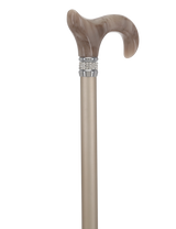 Exquisite Rhinestone Pearlz Adjustable Orthopedic Derby Cane Pearl Swirl Lucite Designer Walking Canes - Tophatter Daily Deals