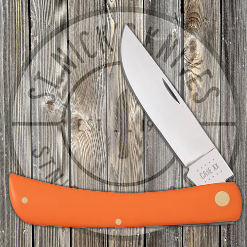 Case Sod Buster - Smoot Orange Synthetic Handle - 80512 Traditional Knives - Tophatter Daily Deals