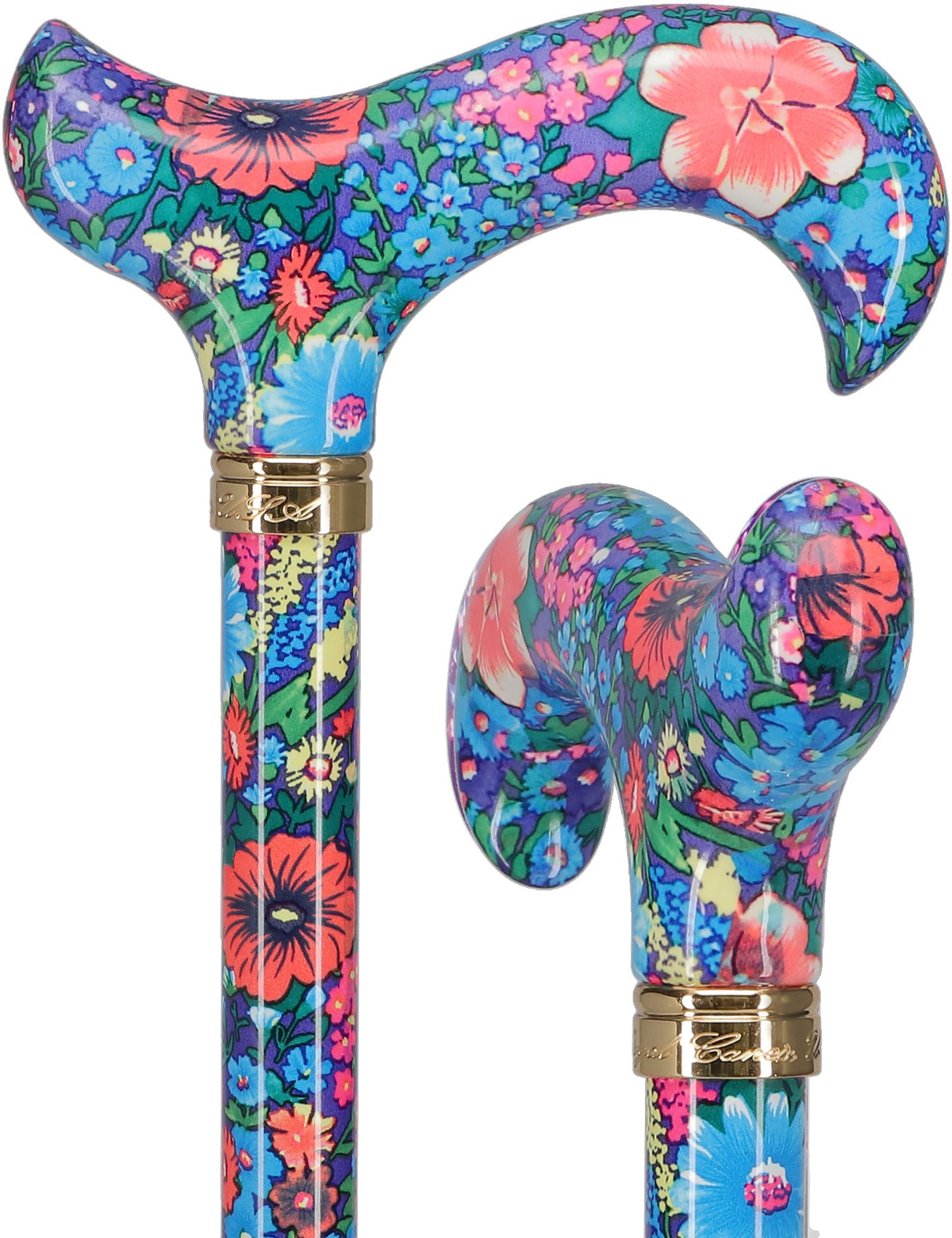 Chic Adjustable Cane - Everlasting Delight Patterned Handle Adjustable Walking Canes - Tophatter Daily Deals