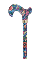 Chic Adjustable Cane - Everlasting Delight Patterned Handle Adjustable Walking Canes - Tophatter Daily Deals
