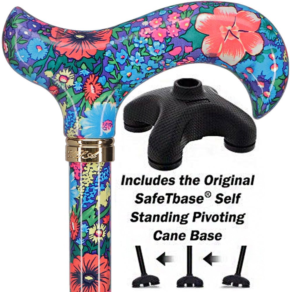 Everlasting Delight Designer Cane - Adjustable w/ SafeTbase Safetbase Canes - Tophatter Daily Deals