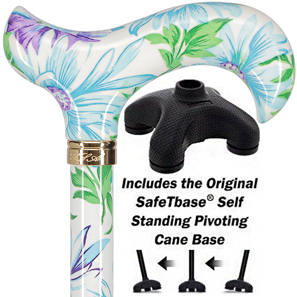 Heavenly Gardens Designer Derby - Adjustable w/ SafeTbase Safetbase Canes - Tophatter Daily Deals