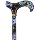 Purple Majesty: Designer Pattern Adjustable Cane w/ Safetbase Safetbase Canes - Tophatter Daily Deals