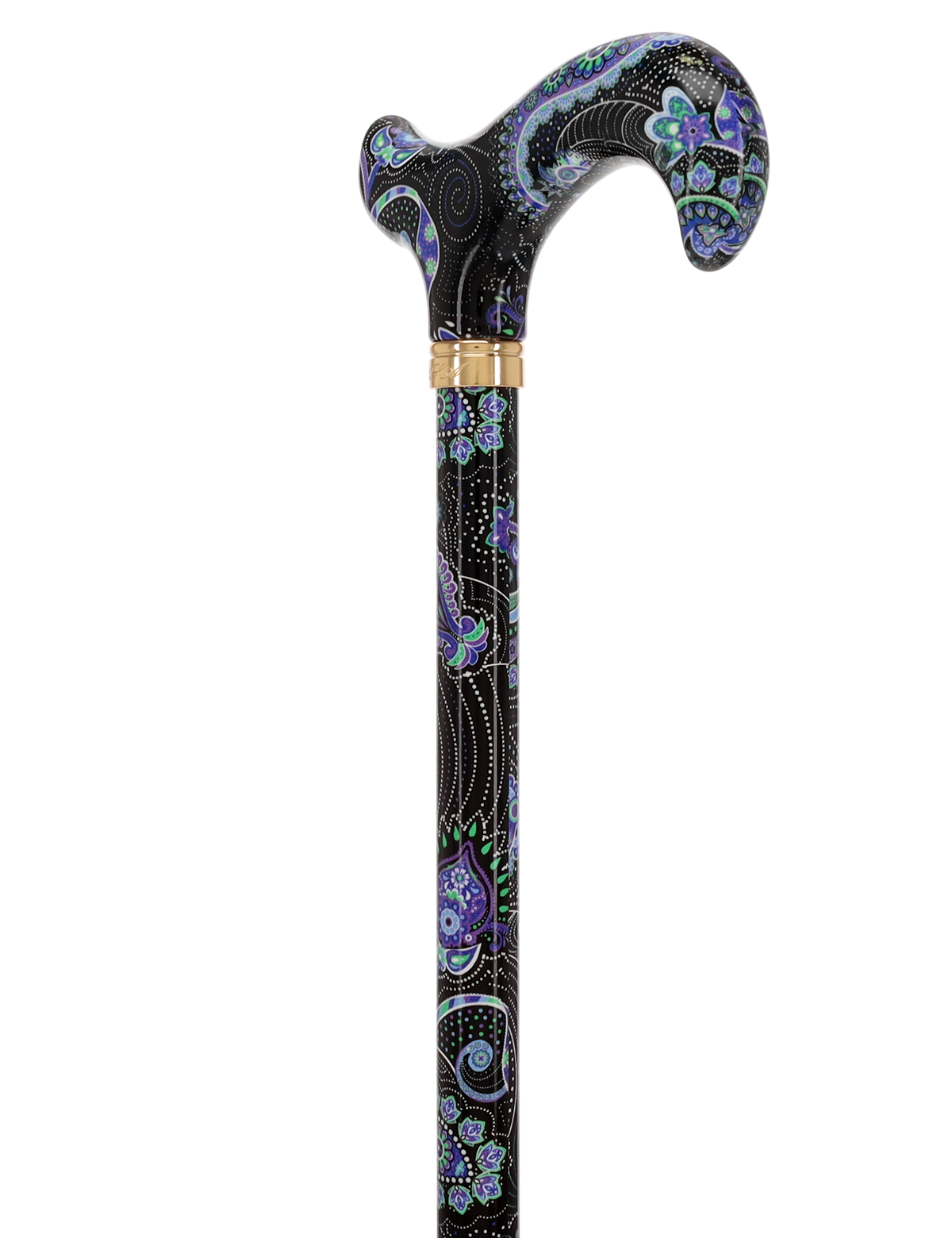 Purple Majesty: Designer Adjustable Cane w/ Patterned Handle Adjustable Walking Canes - Tophatter Daily Deals