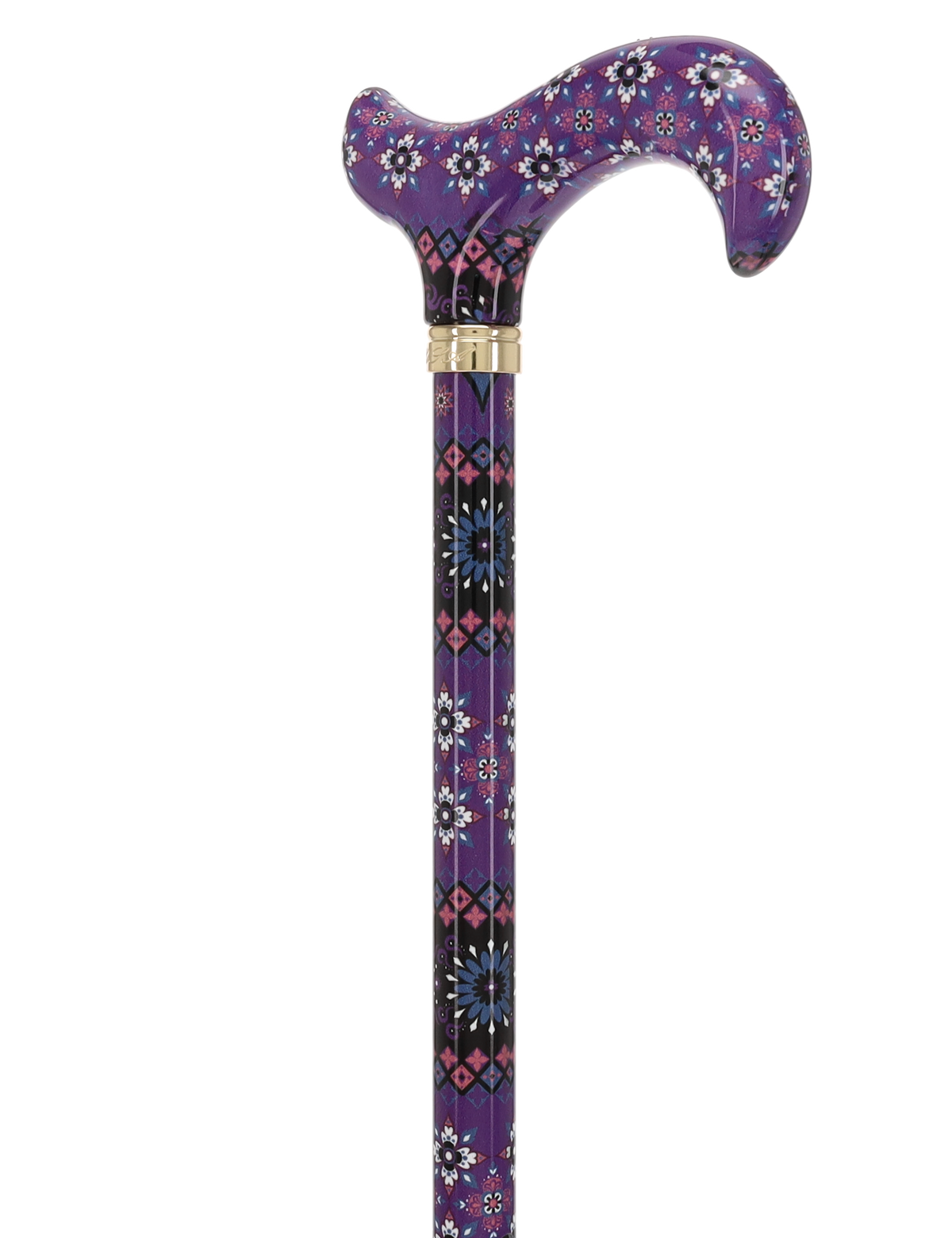 Pretty Purple: Designer Adjustable Cane w/ Patterned Handle Adjustable Walking Canes - Tophatter Daily Deals