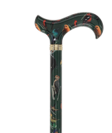 American Songbird: Designer Adjustable Cane w/ Patterned Handle Adjustable Walking Canes - Tophatter Daily Deals