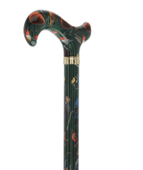 American Songbird: Designer Adjustable Cane w/ Patterned Handle Adjustable Walking Canes - Tophatter Daily Deals